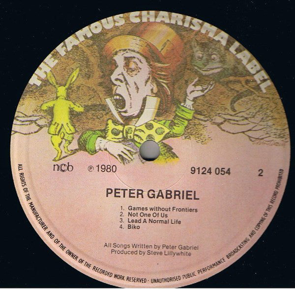 Peter Gabriel ~ Peter Gabriel (Vinyl) - Djungel & Jazz