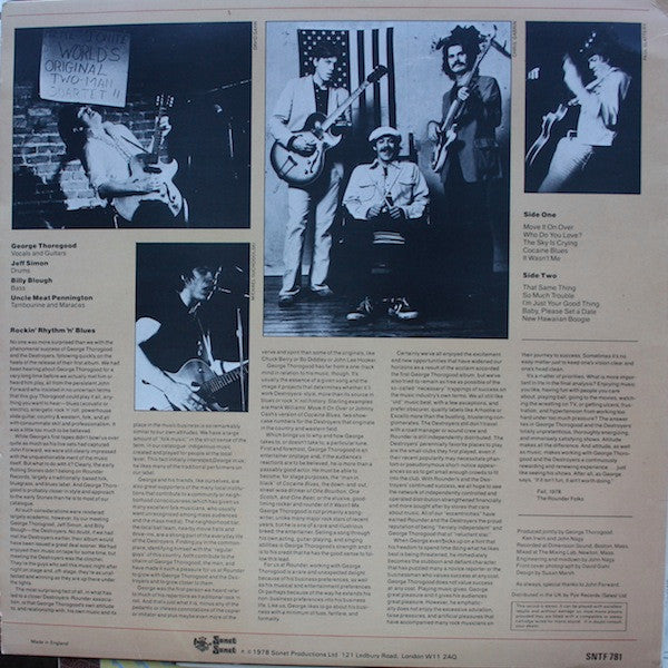 George Thorogood & The Destroyers : Move It On Over (LP, Album, Tra)