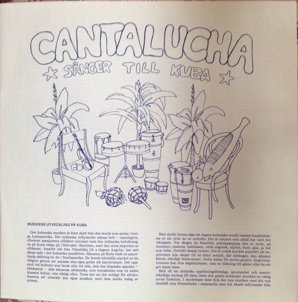 Cantalucha ~ Sånger Till Kuba (Vinyl) - Djungel & Jazz