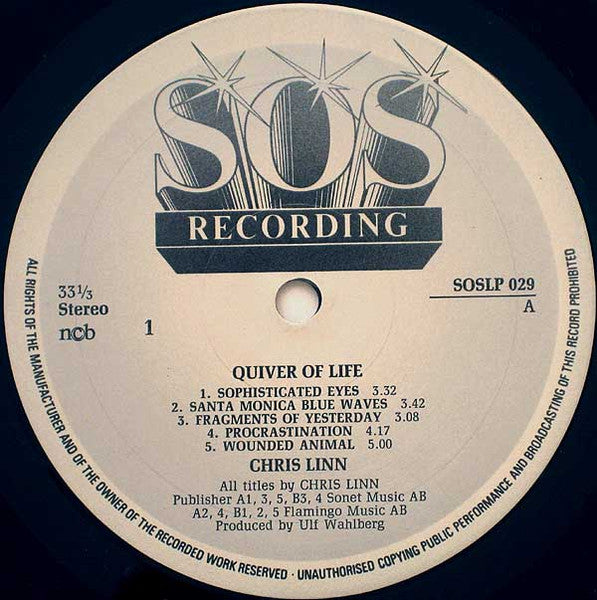 Chris Linn : Quiver Of Life (LP, Album)