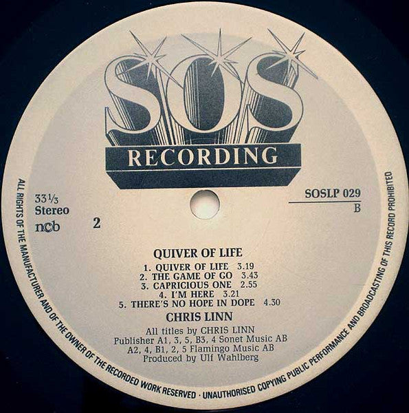 Chris Linn : Quiver Of Life (LP, Album)