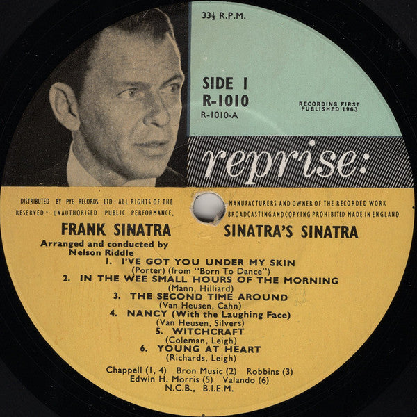 Frank Sinatra ~ Sinatra's Sinatra (Vinyl) - Djungel & Jazz