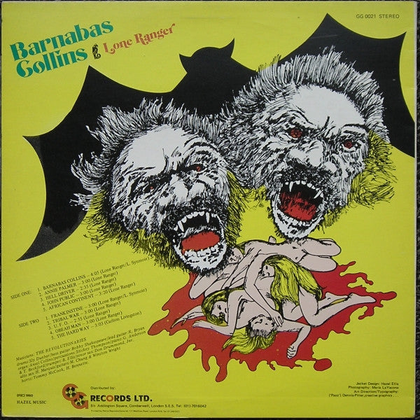Lone Ranger : Barnabas Collins (LP)