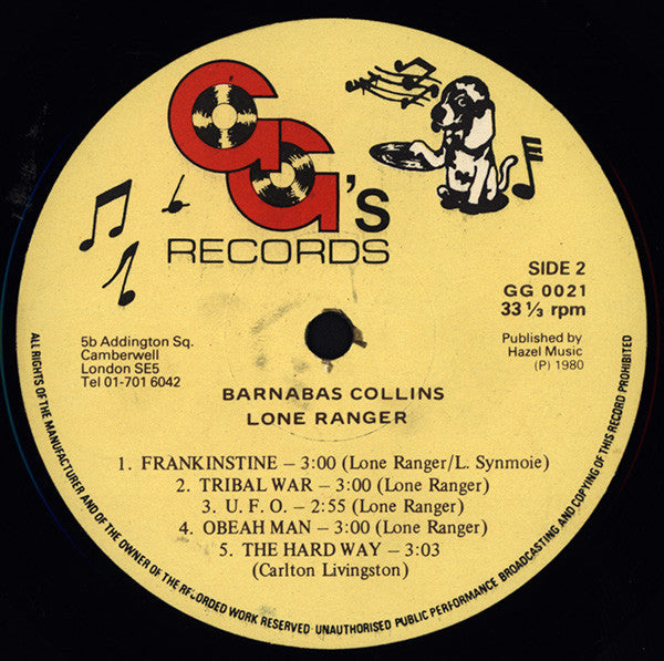 Lone Ranger : Barnabas Collins (LP)