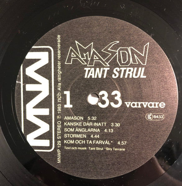 Tant Strul ~ Amason (Vinyl) - Djungel & Jazz