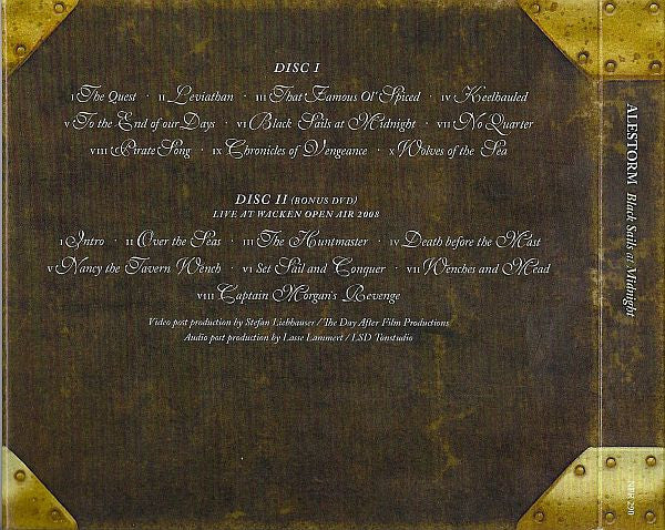 Alestorm ~ Black Sails At Midnight (Vinyl) - Djungel & Jazz