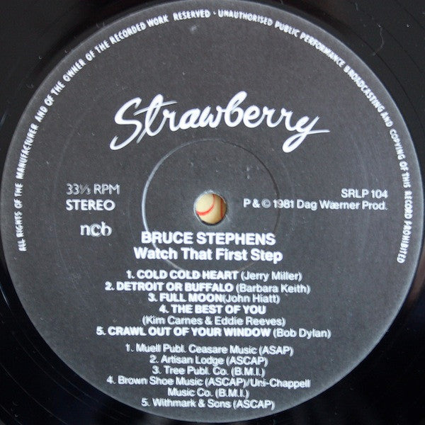 Bruce Stephens ~ Watch That First Step (Vinyl) - Djungel & Jazz