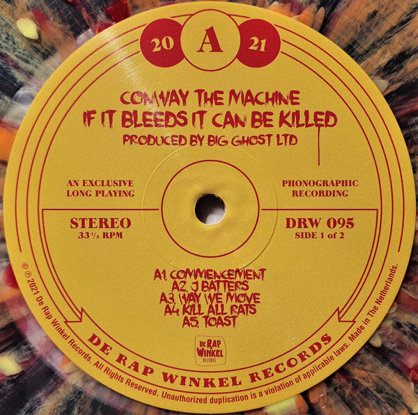 Conway The Machine x Big Ghost LTD : If It Bleeds It Can Be Killed (LP, Album, Ltd, Num, Yel)