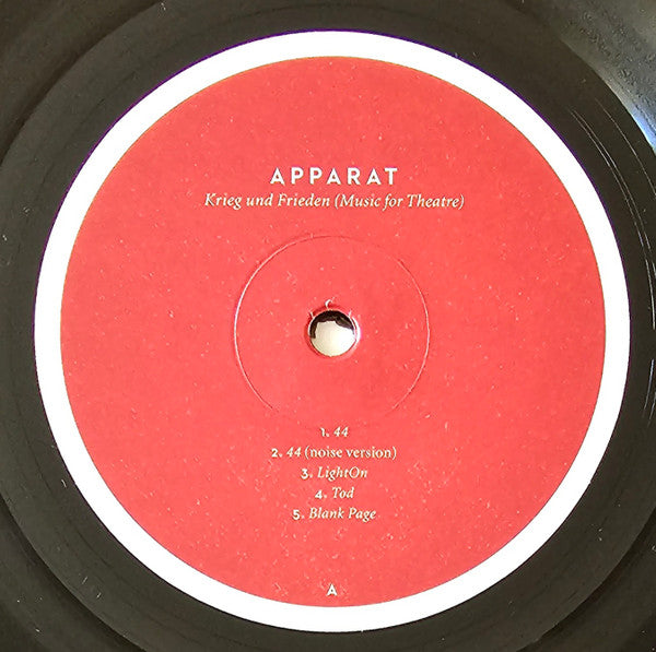 Apparat ~ Krieg Und Frieden (Music For Theatre) (Vinyl) - Djungel & Jazz