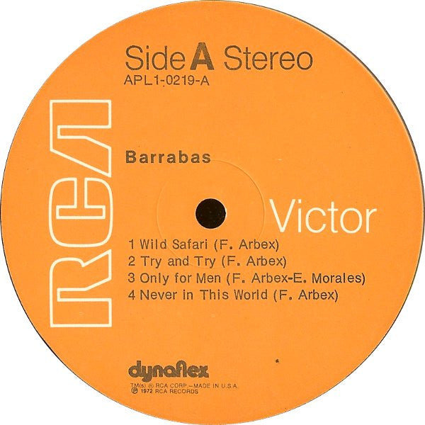 Barrabas ~ Barrabas (Vinyl) - Djungel & Jazz