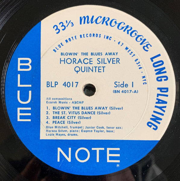 The Horace Silver Quintet & The Horace Silver Trio ~ Blowin' The Blues Away (Vinyl) - Djungel & Jazz