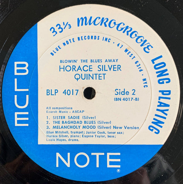 The Horace Silver Quintet & The Horace Silver Trio ~ Blowin' The Blues Away (Vinyl) - Djungel & Jazz