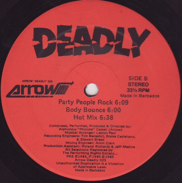Arrow (2) : Deadly (LP, Album)