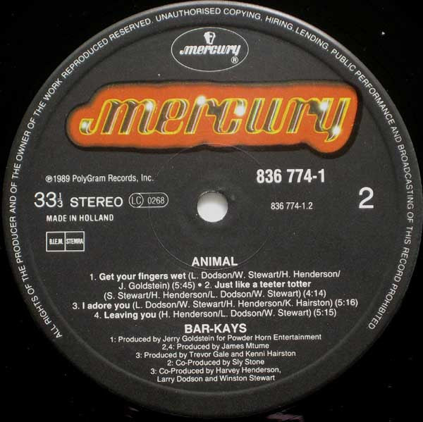 Bar-Kays ~ Animal (Vinyl) - Djungel & Jazz