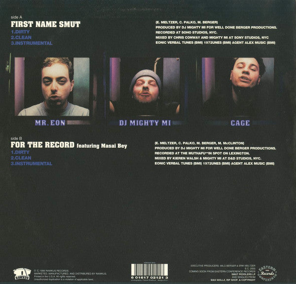 Smut Peddlers : First Name Smut (12", Single)