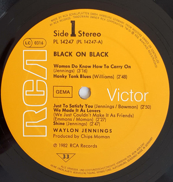 Waylon ~ Black On Black (Vinyl) - Djungel & Jazz