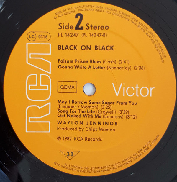 Waylon ~ Black On Black (Vinyl) - Djungel & Jazz