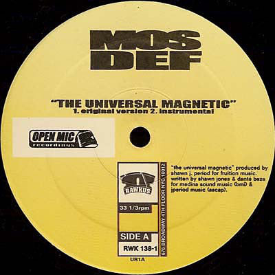 Mos Def ~ The Universal Magnetic / If You Can Huh You Can Hear (Vinyl) - Djungel & Jazz