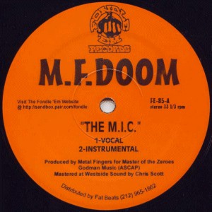 MF Doom ~ The M.I.C. (Vinyl) - Djungel & Jazz
