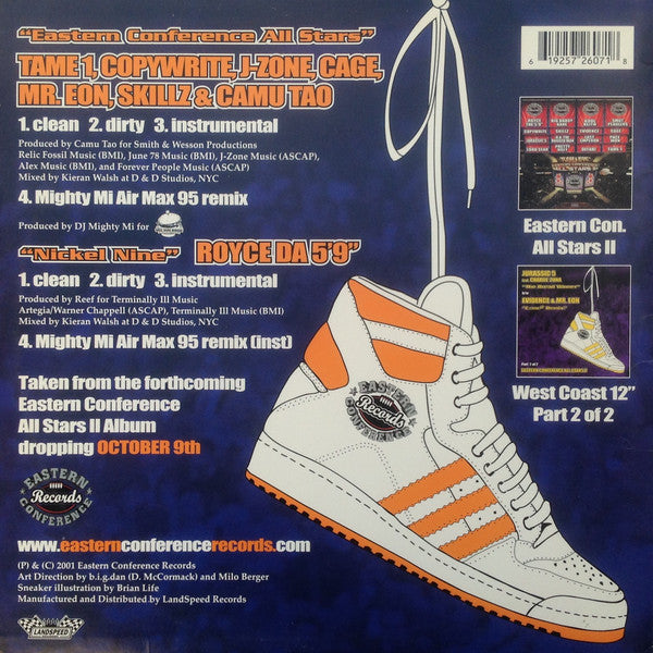 Various ~ Eastern Conference All Stars II (Part 1 Of 2) (Vinyl) - Djungel & Jazz