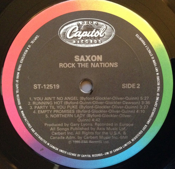 Saxon : Rock The Nations (LP, Album)