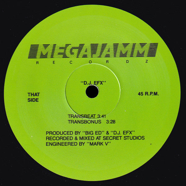 D.J. EFX ~ Freshmix Vol. 1 (Vinyl) - Djungel & Jazz
