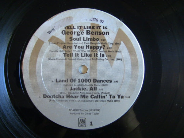 George Benson ~ Tell It Like It Is (Vinyl) - Djungel & Jazz