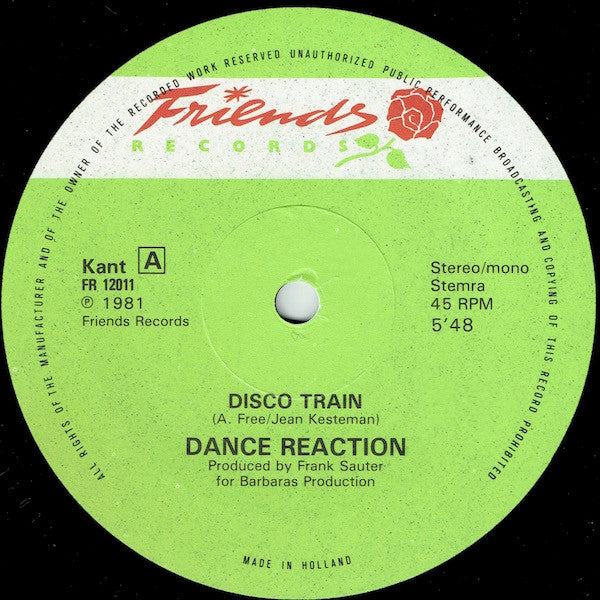Dance Reaction : Disco Train (12")