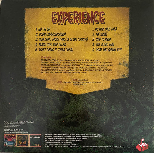 Jonas Levi : Experience (LP, Album, Yel)
