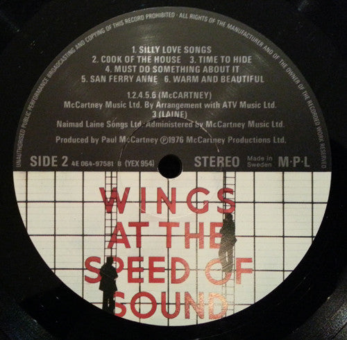 Wings ~ Wings At The Speed Of Sound (Vinyl) - Djungel & Jazz