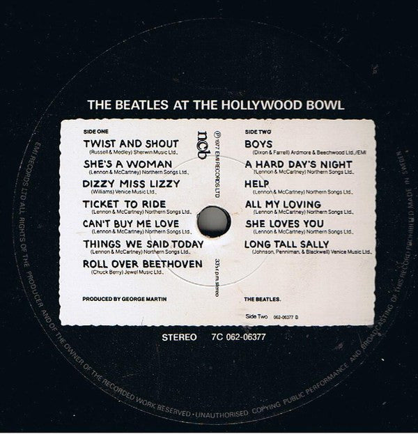 The Beatles ~ The Beatles At The Hollywood Bowl (Vinyl) - Djungel & Jazz