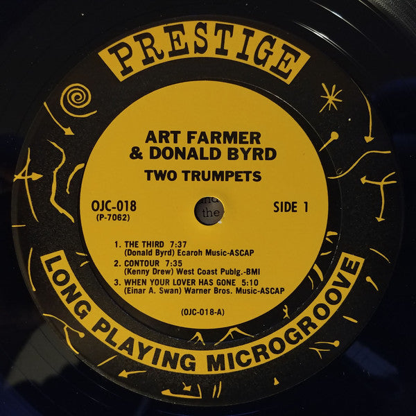 Farmer / Byrd ~ 2 Trumpets (Vinyl) - Djungel & Jazz