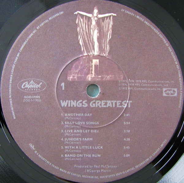 Wings ~ Wings Greatest (Vinyl) - Djungel & Jazz