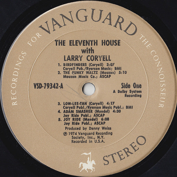 The Eleventh House With Larry Coryell ~ Introducing The Eleventh House (Vinyl) - Djungel & Jazz