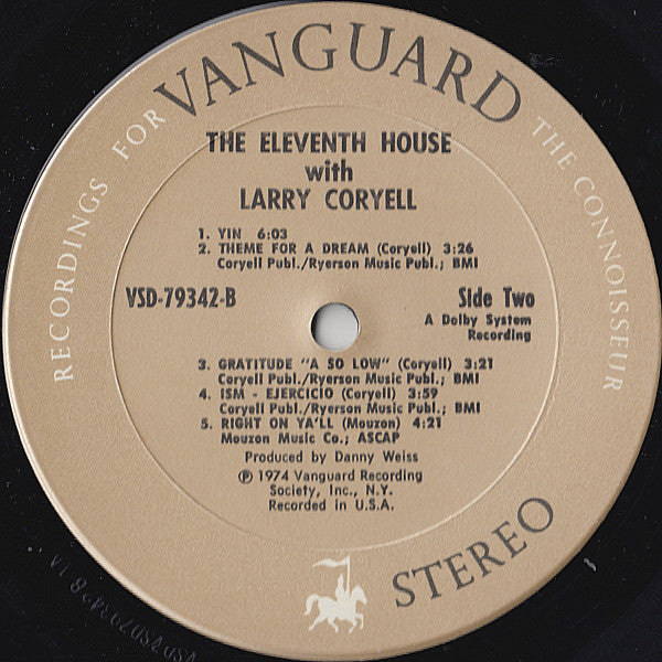 The Eleventh House With Larry Coryell ~ Introducing The Eleventh House (Vinyl) - Djungel & Jazz
