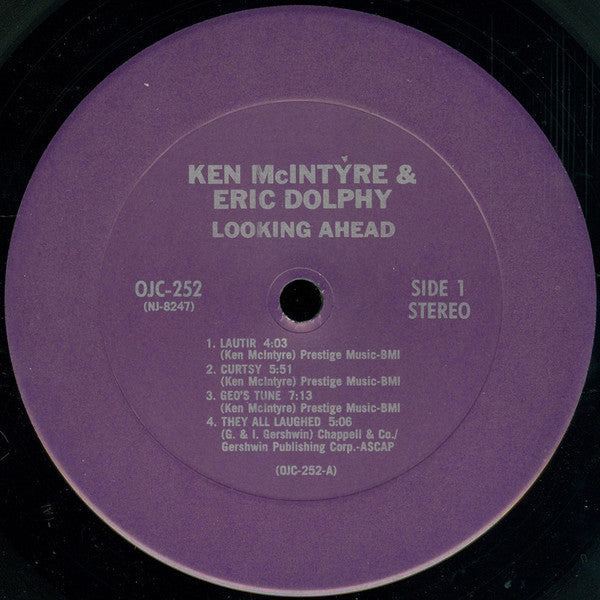 Ken McIntyre With Eric Dolphy ~ Looking Ahead (Vinyl) - Djungel & Jazz