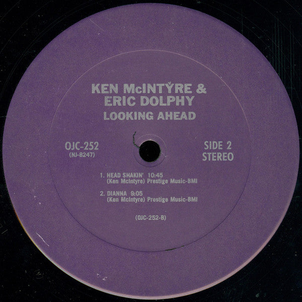 Ken McIntyre With Eric Dolphy : Looking Ahead (LP, Album, RE)