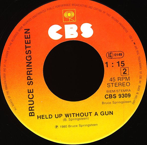 Bruce Springsteen ~ Hungry Heart (Vinyl) - Djungel & Jazz