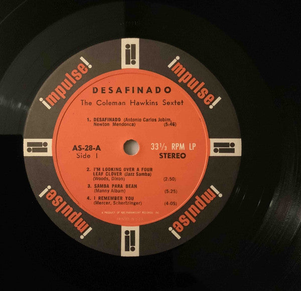 Coleman Hawkins ~ Desafinado: Bossa Nova & Jazz Samba (Vinyl) - Djungel & Jazz
