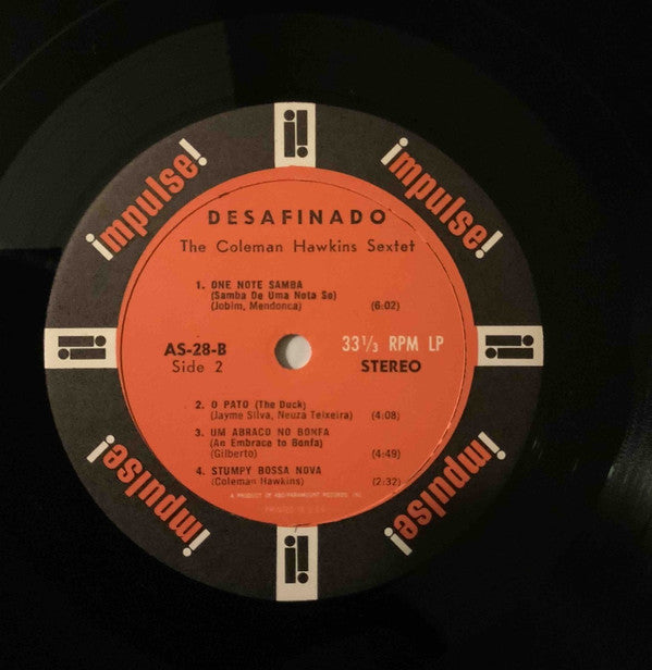 Coleman Hawkins ~ Desafinado: Bossa Nova & Jazz Samba (Vinyl) - Djungel & Jazz