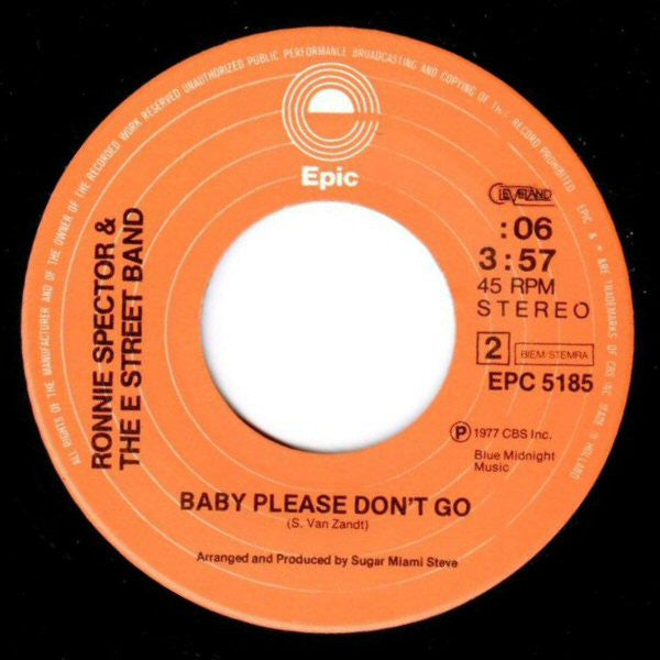 Ronnie Spector And The E-Street Band ~ Say Goodbye To Hollywood (Vinyl) - Djungel & Jazz