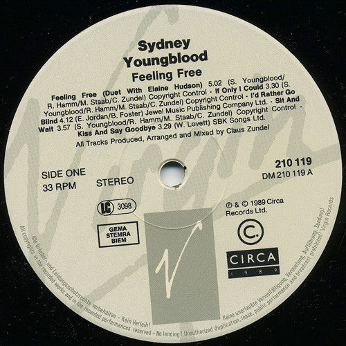 Sydney Youngblood ~ Feeling Free (Vinyl) - Djungel & Jazz