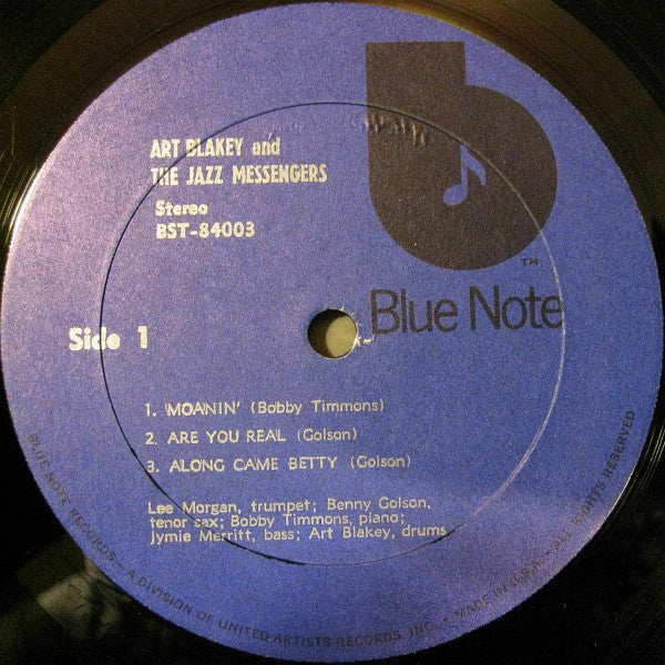 Art Blakey And The Jazz Messengers ~ Moanin' (Vinyl) - Djungel & Jazz