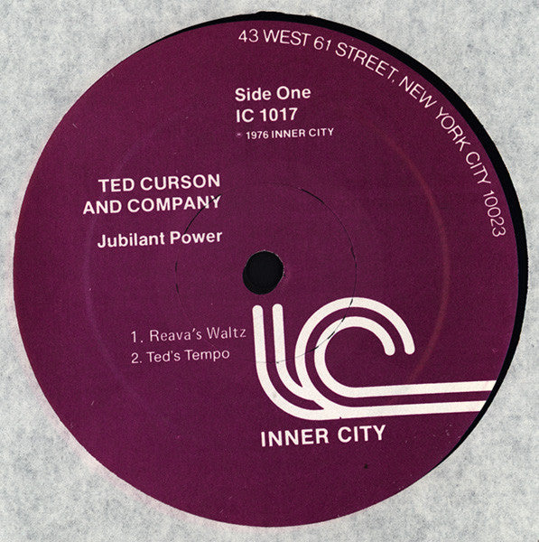 Ted Curson & Company ~ Jubilant Power (Vinyl) - Djungel & Jazz