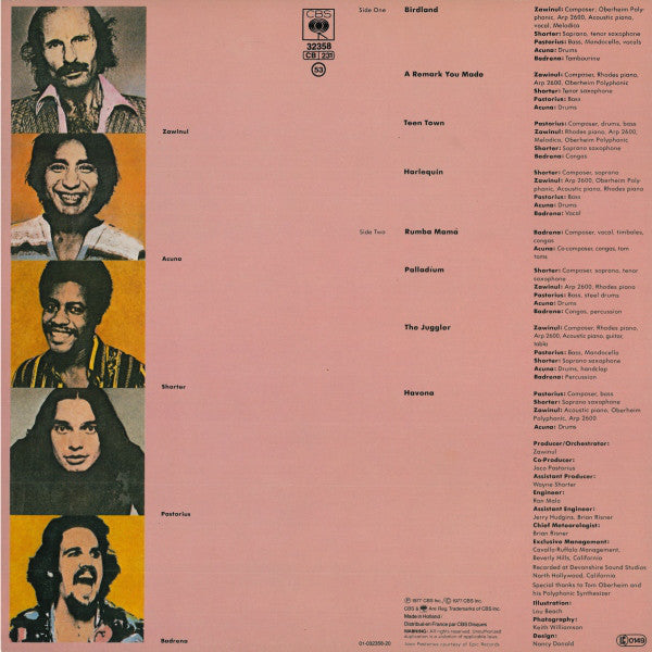 Weather Report : Heavy Weather (LP, Album, RE)