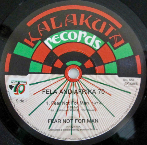 Fẹlá And Afrika 70 ~ Fear Not For Man (Vinyl) - Djungel & Jazz