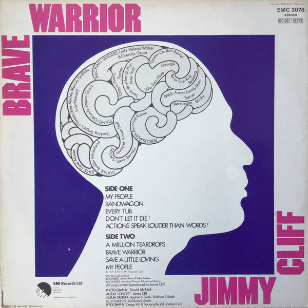 Jimmy Cliff ~ Brave Warrior (Vinyl) - Djungel & Jazz