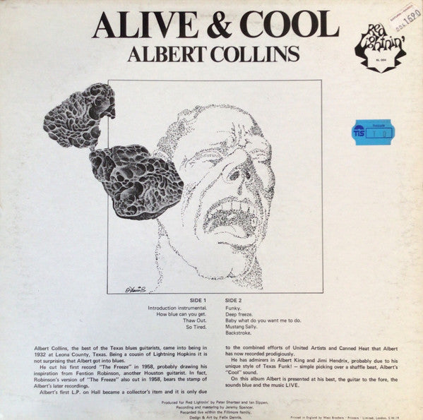 Albert Collins ~ Alive & Cool (Vinyl) - Djungel & Jazz
