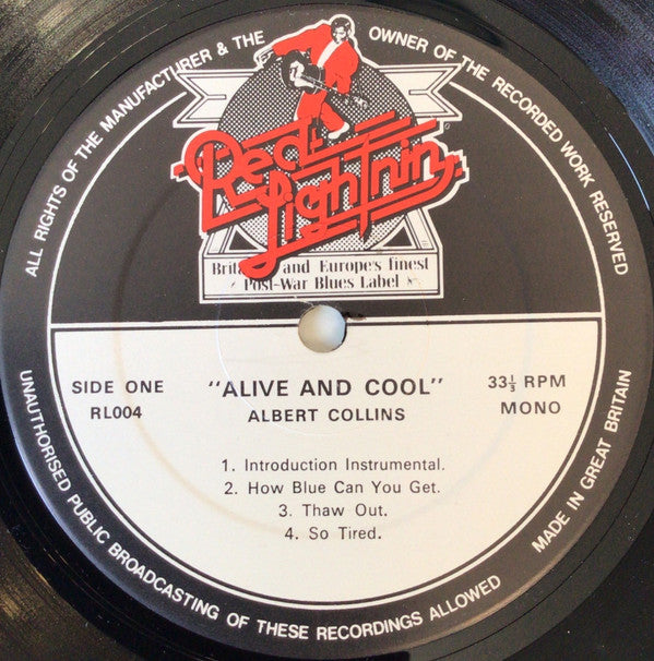 Albert Collins ~ Alive & Cool (Vinyl) - Djungel & Jazz