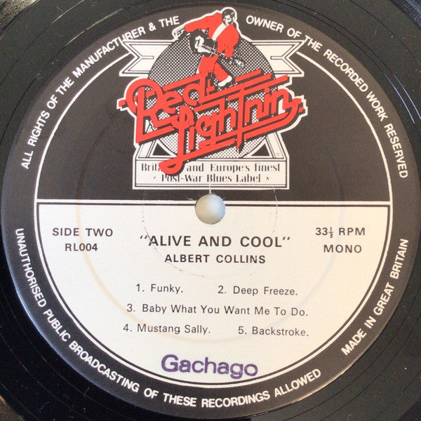 Albert Collins ~ Alive & Cool (Vinyl) - Djungel & Jazz